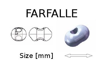 Farfalle Seed Beads - Size