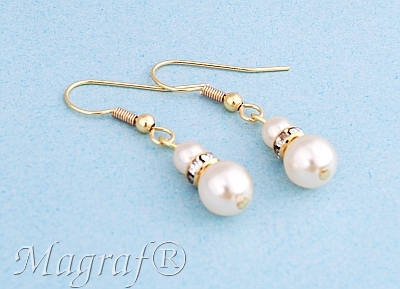 Pearl Earrings - 05707