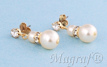 Pearl Earrings - 06678