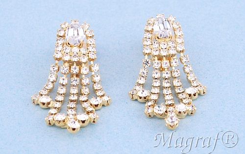 Strass Clip on Earrings - 07926