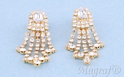 Strass Clip on Earrings - 07926