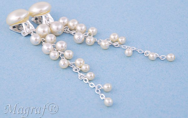 Pearl Clip on Earrings - 08024