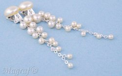 Pearl Clip on Earrings - 08024