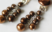 Pearl Clip on Earrings - 11075