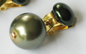 Pearl Clip on Earrings - 11588