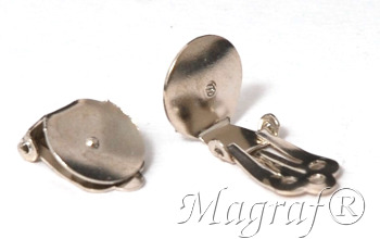 Clip on earring setting - 11642