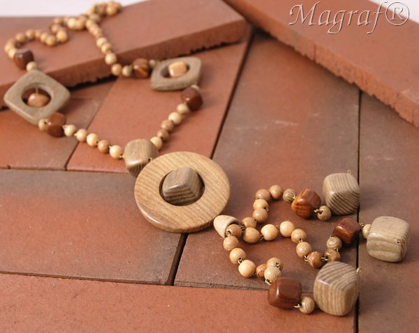 Wooden Necklace - 13530