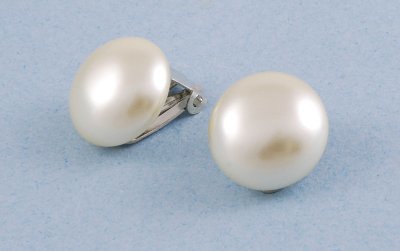 Pearl Clip on Earrings - 16421